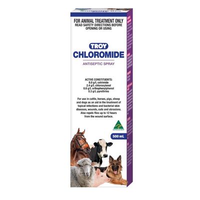 Troy Chloromide Antiseptic Spray – 500ml