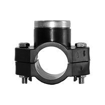 Plasson Saddle Rural And Metric C/W Ss Bolts &amp; Nuts 50(2”)-1.1/4&quot;