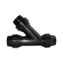 Plasson 45 Degree Tee Metric 90-90-90