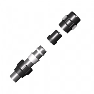 Plasson Rubber Sleeve Adaptor Metric 63-2&quot; Steel/Pvc Thrusted