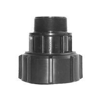 Plasson Barrel Union Adaptor M-Threaded Metric 32-1/2&quot;