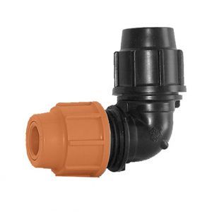 Plasson 90 Degree Elbow PE-Copper 25-3/4&quot;