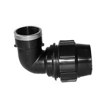 Plasson 90 Degree Elbow Female Metric 50-1&quot;
