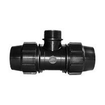 Plasson Tee Metric M-Threaded Offtake 50-1.1/4&quot;-50