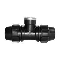 Plasson Tee Metric F-Threaded Offtake 40-1&quot;-40