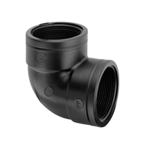 Elbow Threaded PP 1.1/4&quot;-1.1/4&quot; C/W Ss Reinforcing Ring