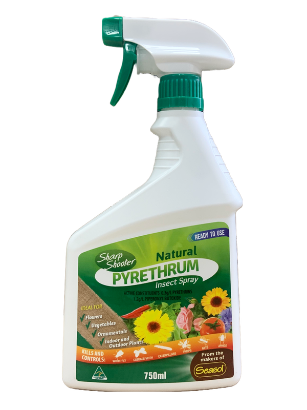 Sharp Shooter Natural Pyrethrum Insect Spray, 750ml