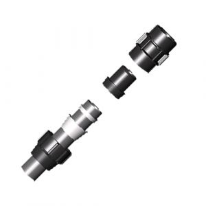 Plasson Rubber Sleeve Adaptor Metric 63-2" Steel/Pvc Thrusted