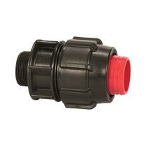 Plasson Male Adaptor Rural 1"-1"