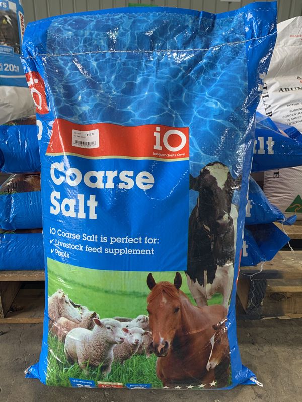 iO Livestock Coarse Salt 25kg