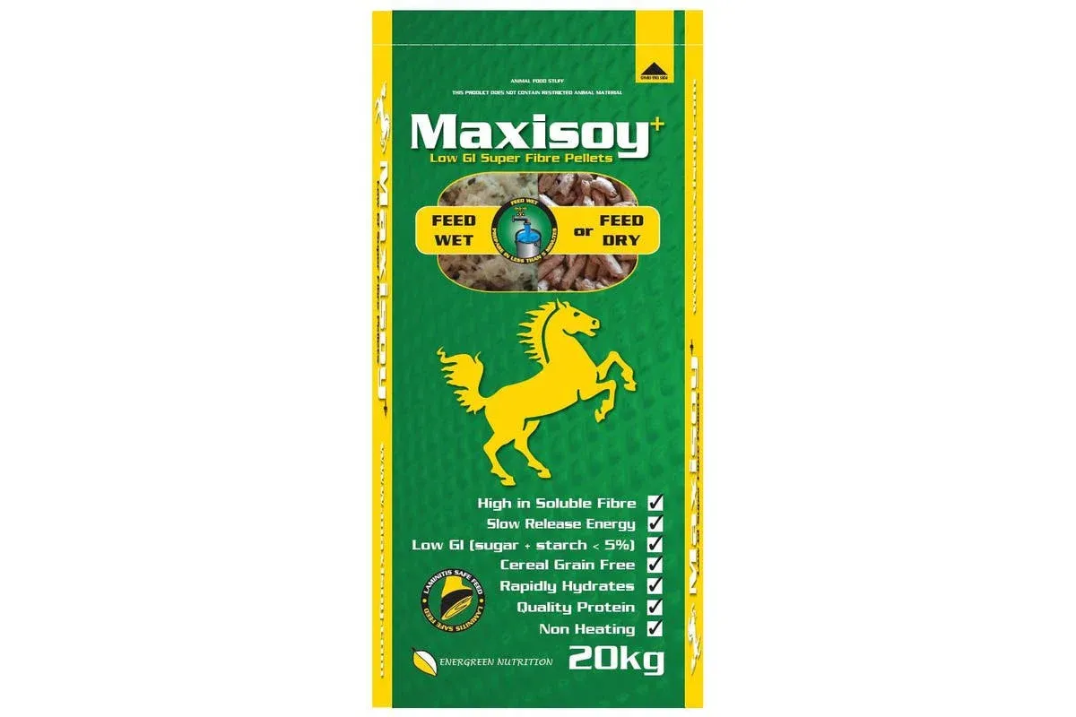 MAXISOY + SOYA HULL PELLETS 20KG