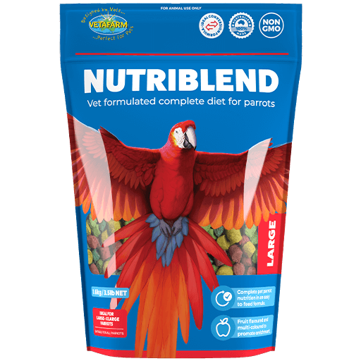 VETAFARM NUTRIBLEND LGE PELLETS 1.6KG