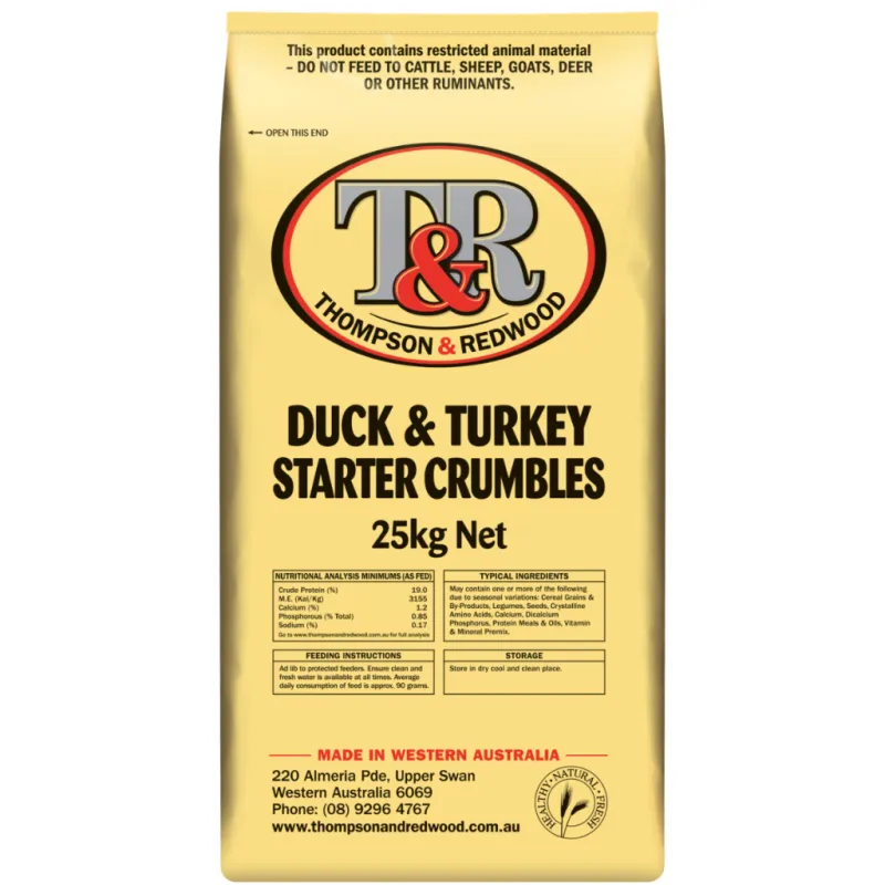 Duck &amp; Turkey Starter Crumbles