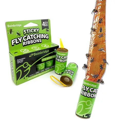 Sticky Fly Catching Ribbons