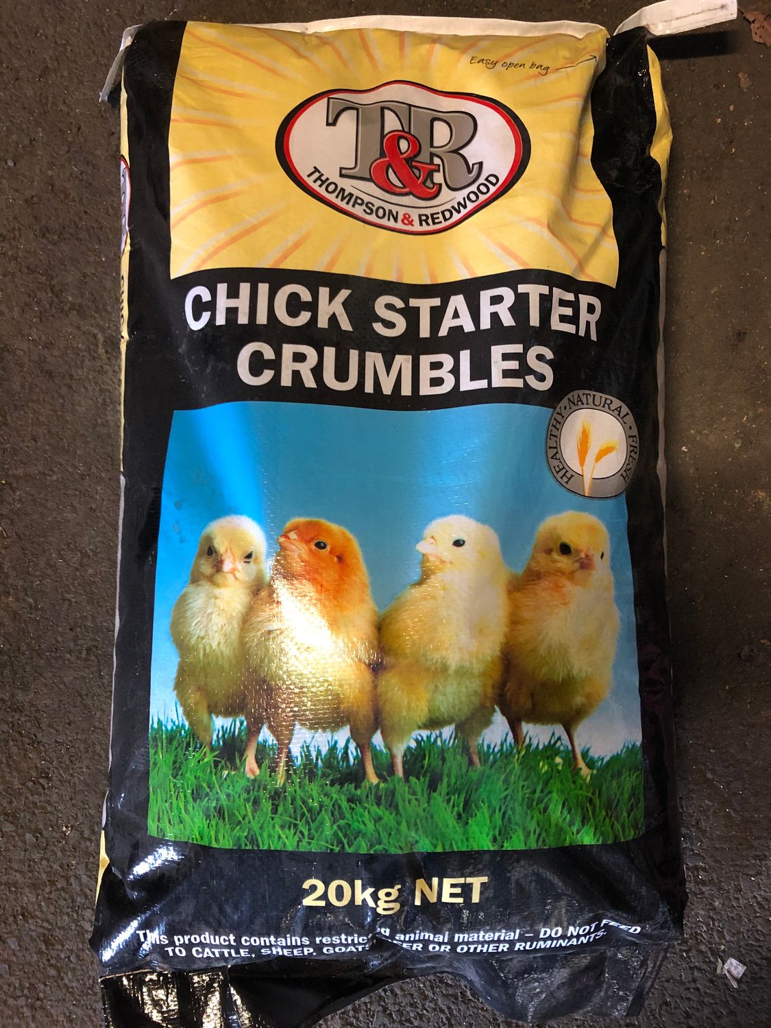 T&amp;R Chick Starter &amp; Grower Crumble NEWMAN