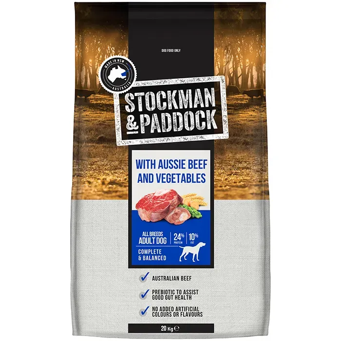 Stockman &amp; Paddock Aussie Beef &amp; Vegetable NEWMAN