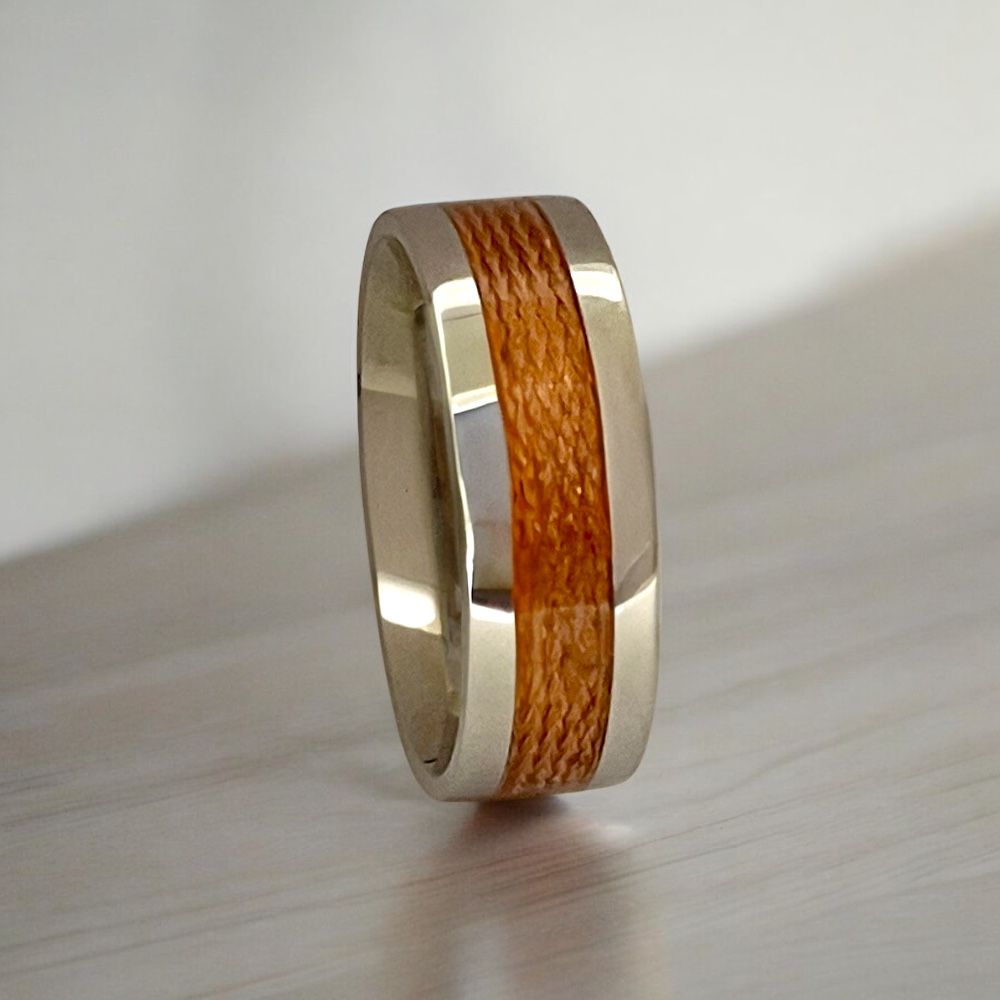 Braided Copper Inlay Ring
