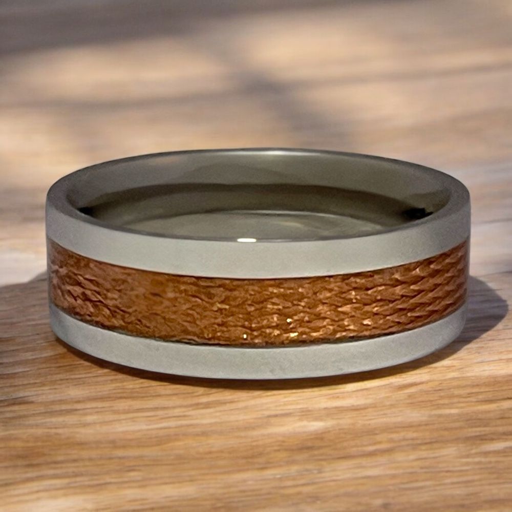 Braided Copper Inlay Ring