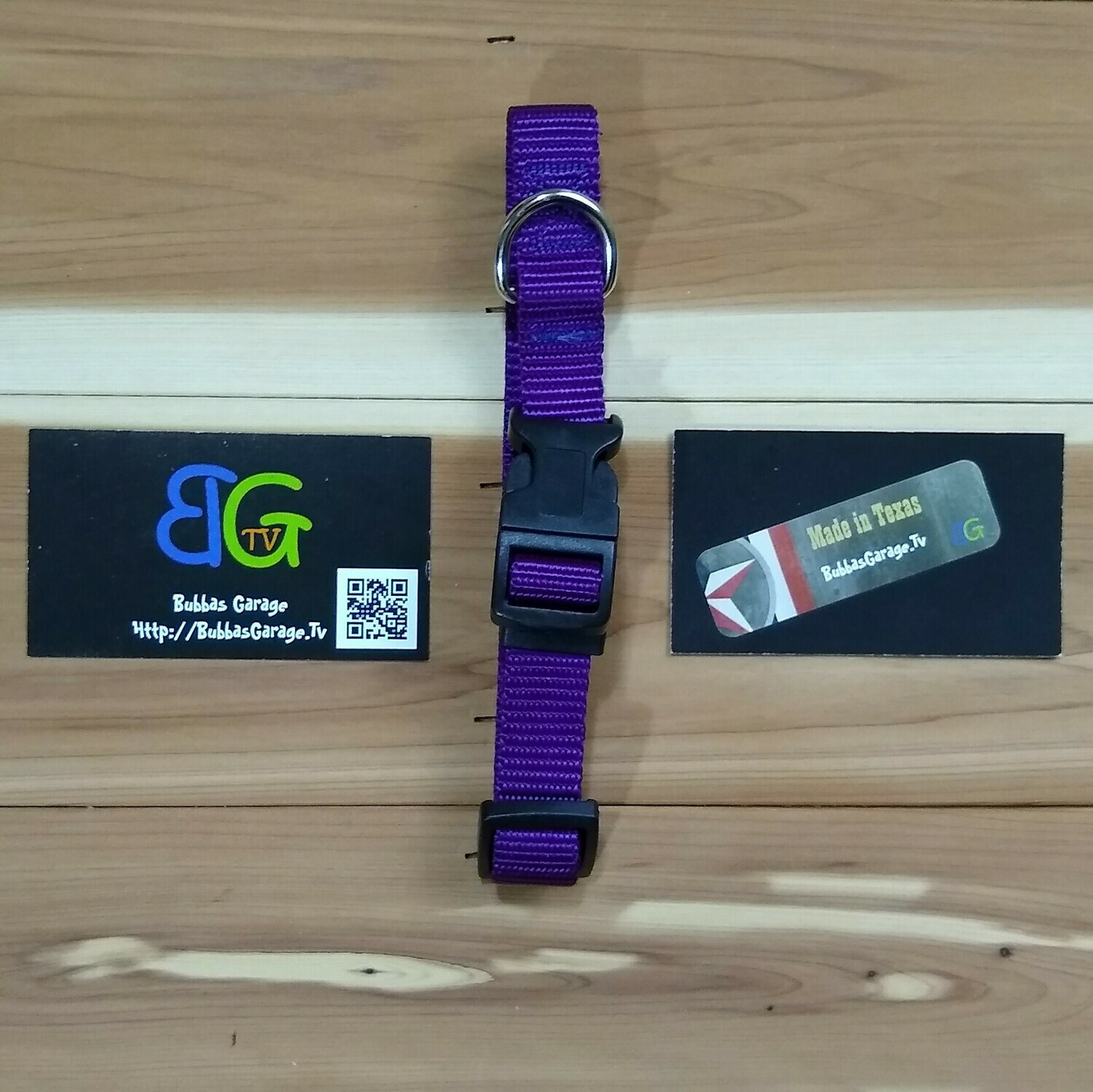 Purple - Nylon Dog Collar