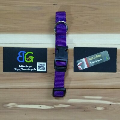 Purple - Nylon Dog Collar