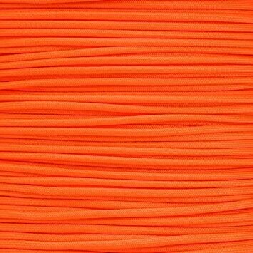 Neon Orange - 25 feet Paracord 550 hank