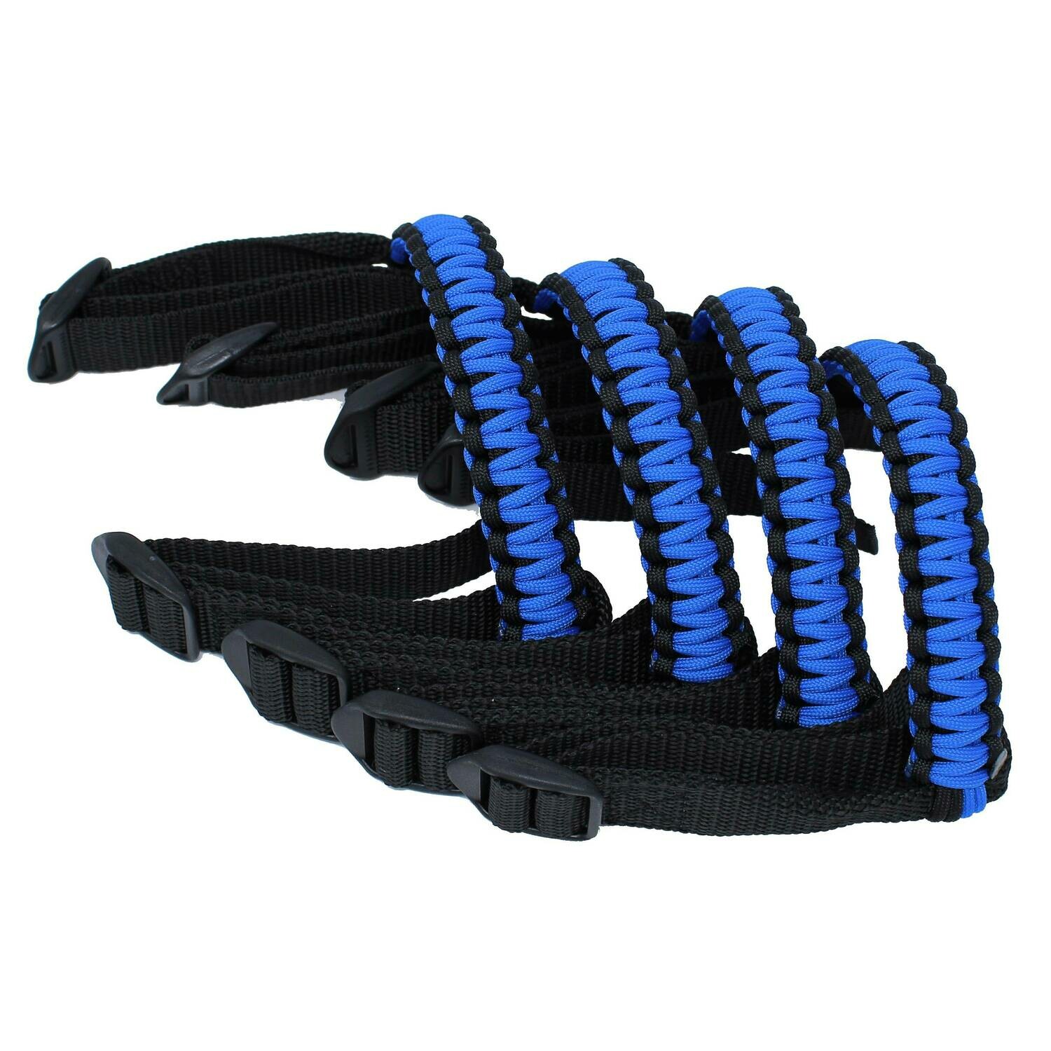 BubbasGarageTv Paracord Grab Handles for Jeep Wrangler JL & Jeep Gladiator JT (Royal Blue