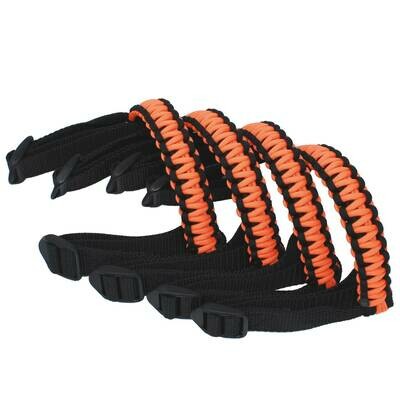Black & Neon Orange - Grab Handles for Jeep Wrangler CJ YJ TJ