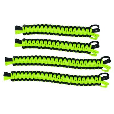 Black & Lime Green - Limiting Door Straps for Jeep Wrangler JK