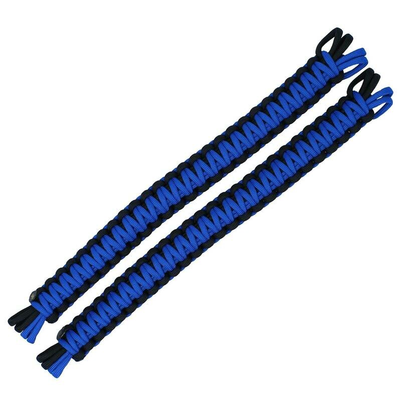 BubbasGarageTv - Universal Paracord Headrest Grab Handles (Royal Blue)