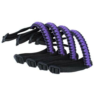 Black & Purple - Grab Handles for Jeep Wrangler CJ YJ TJ
