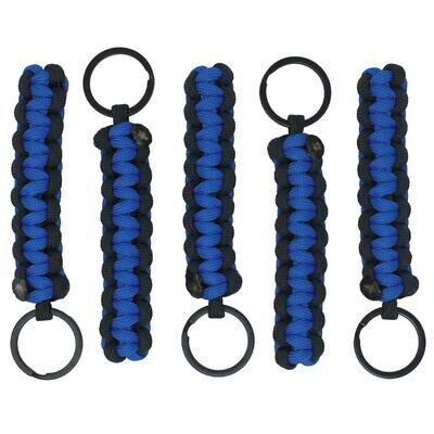 BubbasGarageTv - Paracord Key Chains - 5 Pack (Royal Blue)
