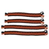 Black & Burnt Orange - Limiting Door Straps for Jeep Wrangler JK