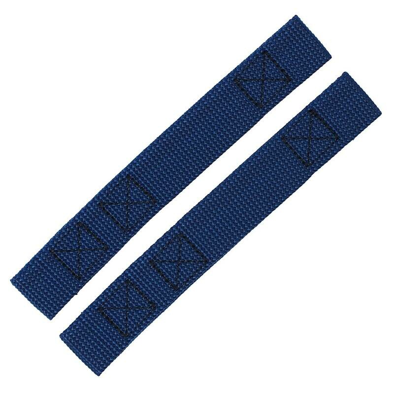 BubbasGarageTv - Heavy Duty Limiting Door Straps for Jeep Wrangler CJ YJ TJ (Navy Blue)