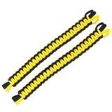 BubbasGarageTv - Universal Paracord Headrest Grab Handles (Yellow)