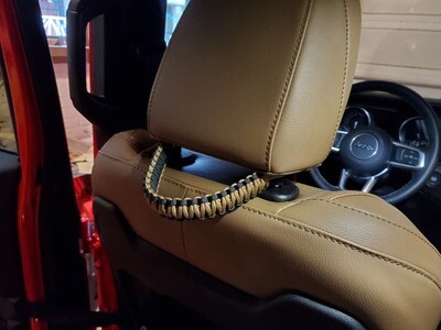 BubbasGarageTv - Universal Paracord Headrest Grab Handles (Customizable)