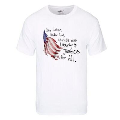 01 - BubbasGarageTv - The Pledge of Allegiance T-Shirt