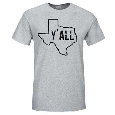 15 - BubbasGarageTv - Texas Y'all T-Shirt