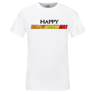 21 - BubbasGarageTv - Happy HallowThanksMas T-Shirt