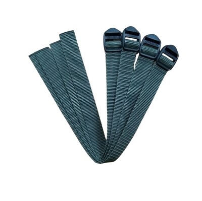16 inch Heavy Duty Gear/Utility Cinch Straps - Pack of 4 - (Olive Drab)