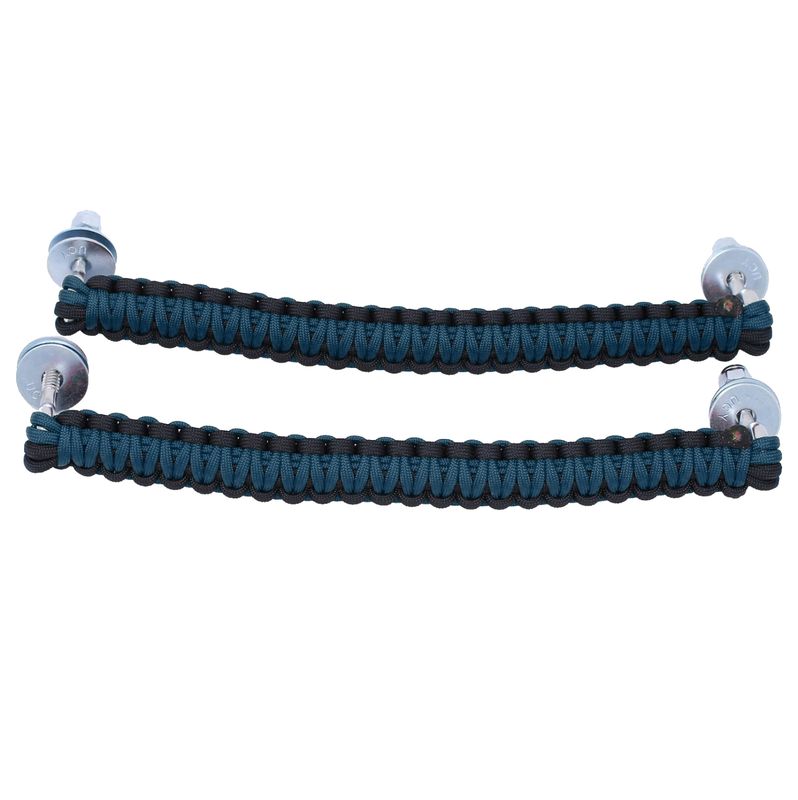 BubbasGarageTv - Paracord 550 Bolt-On/Roof Rack Grab Handles (Teal)