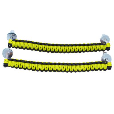 BubbasGarageTv - Bolt-On/Roof Rack Paracord Grab Handles (Neon Yellow)