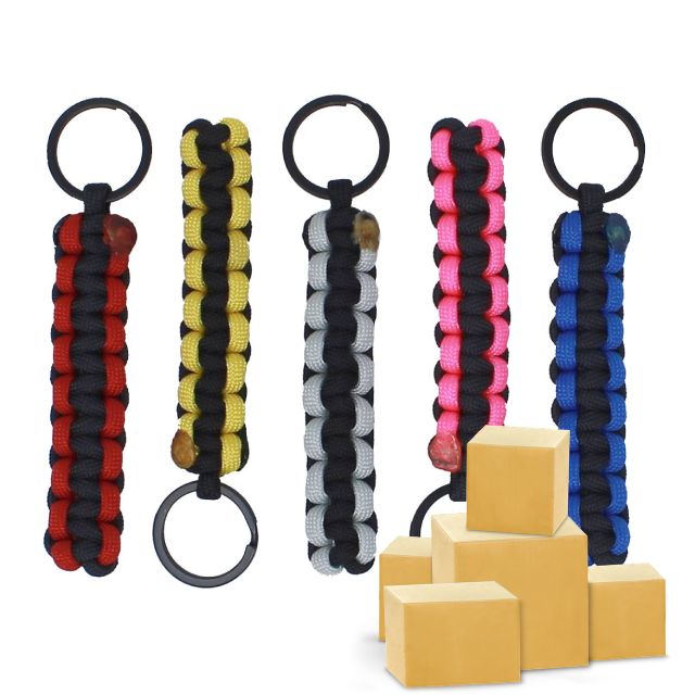 BubbasGarageTv - Paracord Key Chains (Pack of 25)