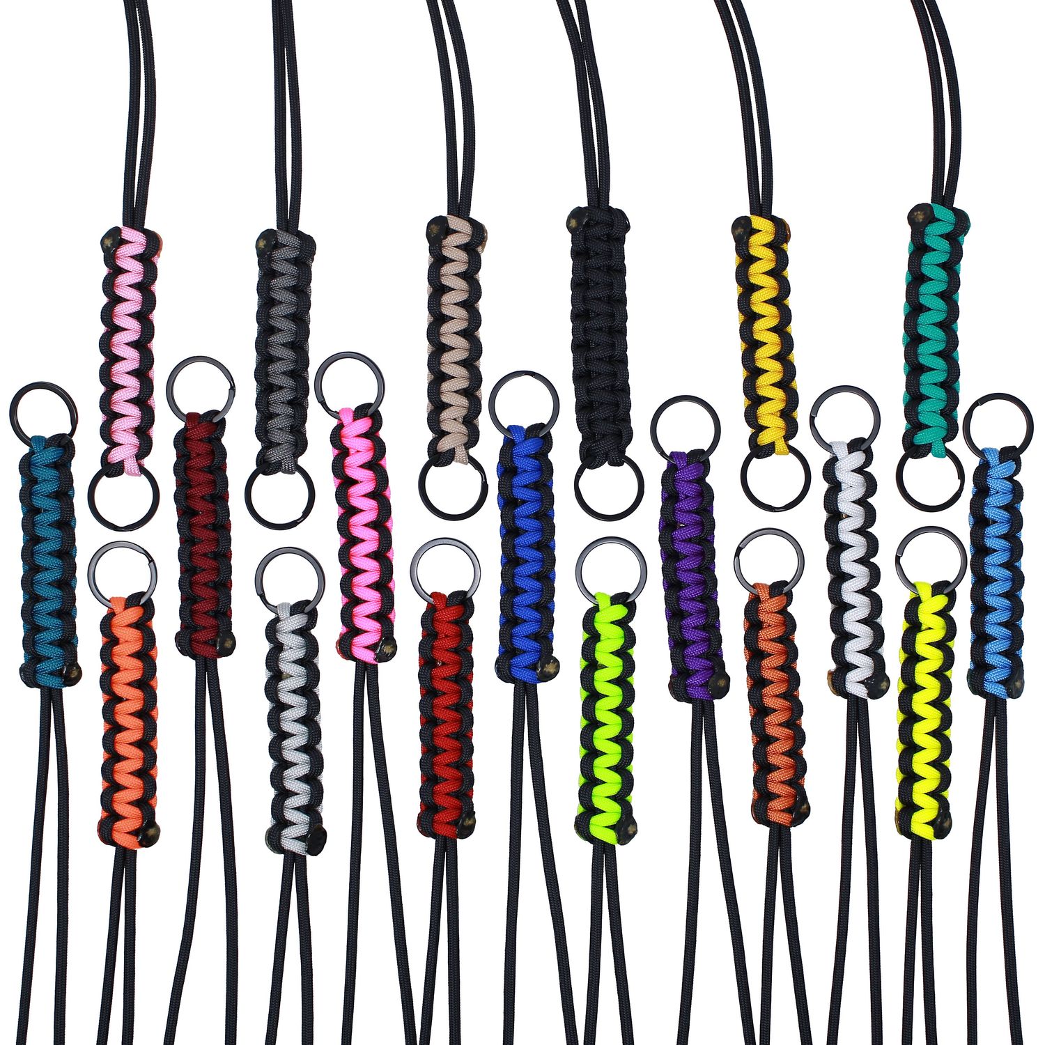 BubbasGarageTv - Paracord Lanyards (Pack of 25)