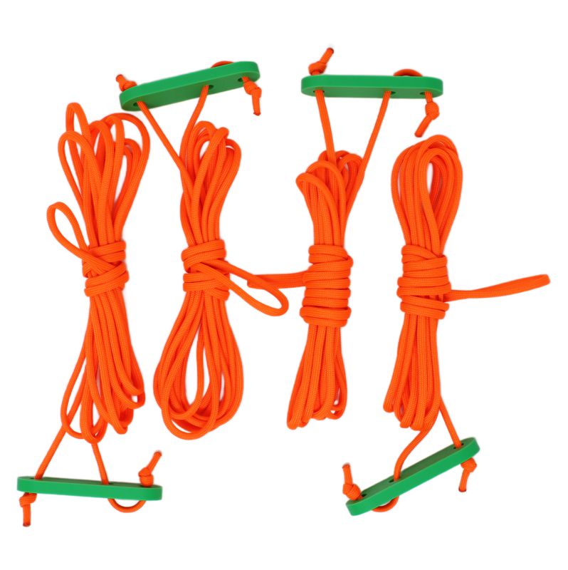 BubbasGarageTv - Large Paracord 550 Guyline Tensioner - Pack of 4 (Customizable)