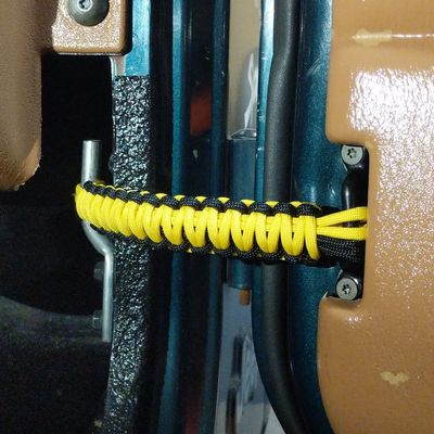 BubbasGarageTv - Paracord Limiting Door Straps for Jeep Wrangler CJ YJ TJ (Customizable)