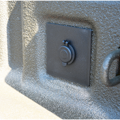 BubbasGarageTv - 12v Bed Outlet Cover Plate for 2020+ Jeep Gladiator