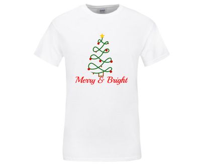 23 - BubbasGarageTv - Merry & Bright T-Shirt