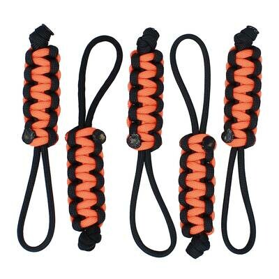 BubbasGarageTv - Large Heavy Duty Paracord Zipper Pulls (Customizable)