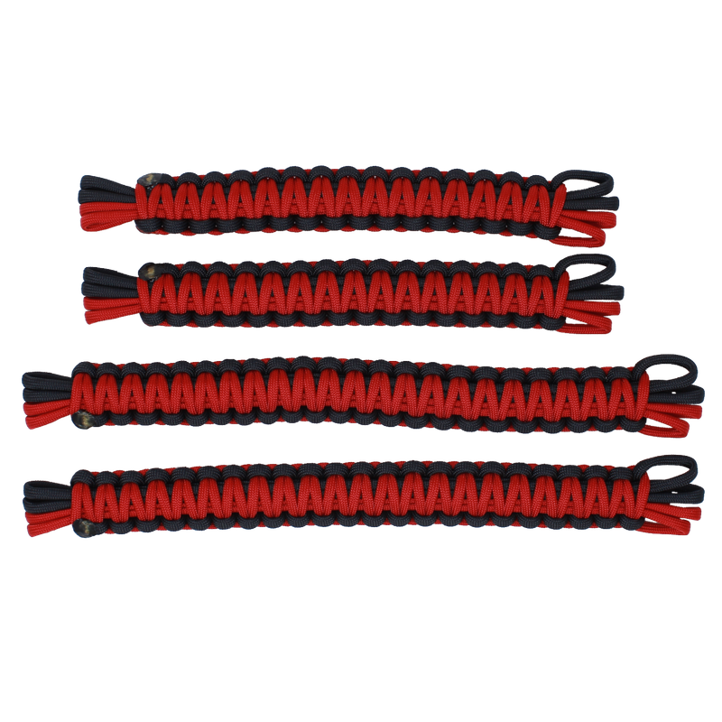 BubbasGarageTv - Paracord Limiting Door Straps for Jeep Wrangler JL &amp; Jeep Gladiator JT (Customizable)