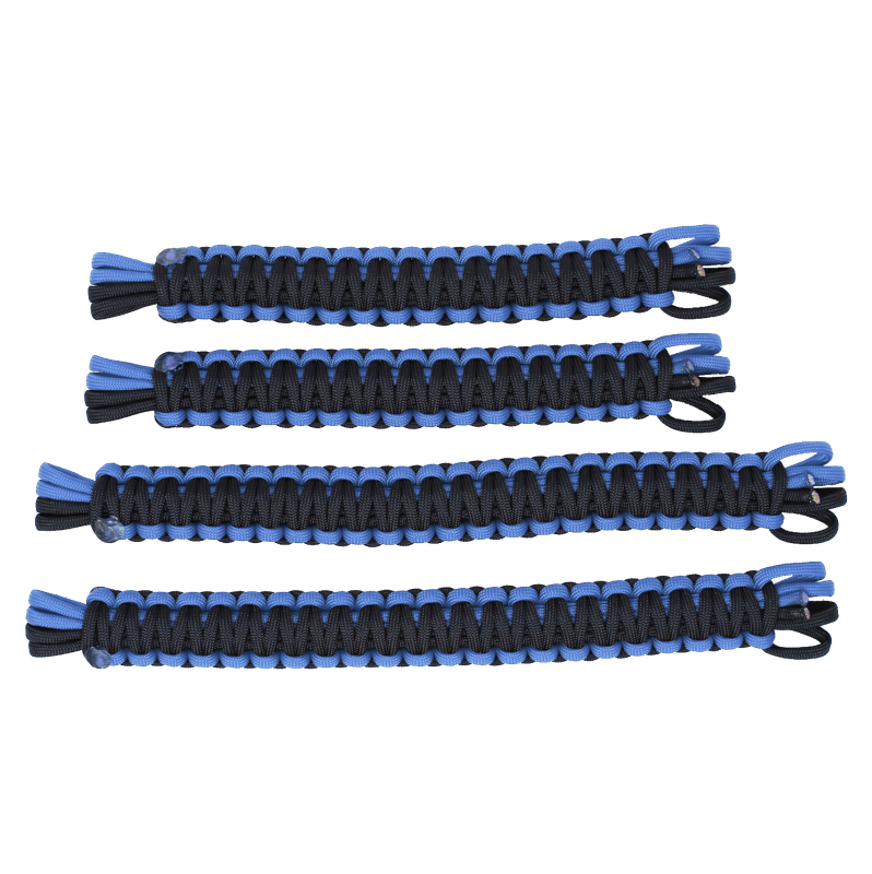 BubbasGarageTv - Paracord Limiting Door Straps for Jeep Wrangler JK/JKU (Customizable)